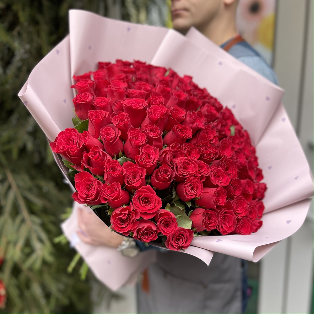 Букет из 101 розы (Импортная)