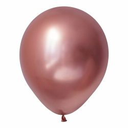 Шар латексный хром "Розовый" 