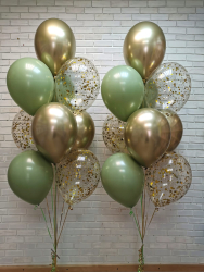 Сет из гелиевых шаров   "Волшебный Бусь-Бусь"