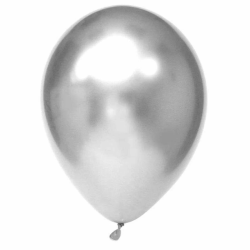 Шар латексный хром "Серебро" 