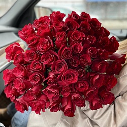 51 красная роза (Эквадор) 60см 51 красная роза (Эквадор) 60см