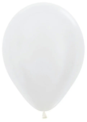 Шар латексный "Белый" 