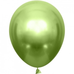 Шары гелиевые "Лайм" (хром)
