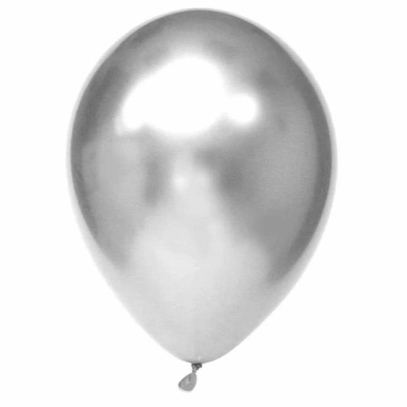 Шар латексный хром "Серебро" 