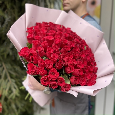 Букет из 101 розы (Импортная)