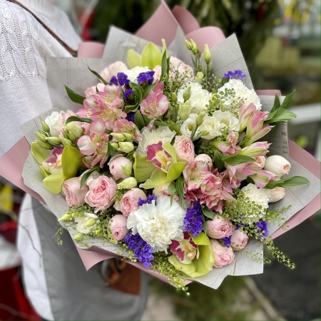 Букет "С любимыми не расстаются"