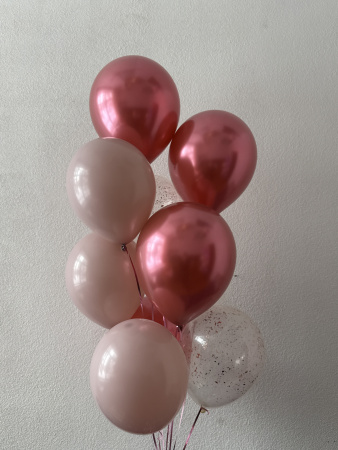Сет из гелиевых шаров  "Малинка"