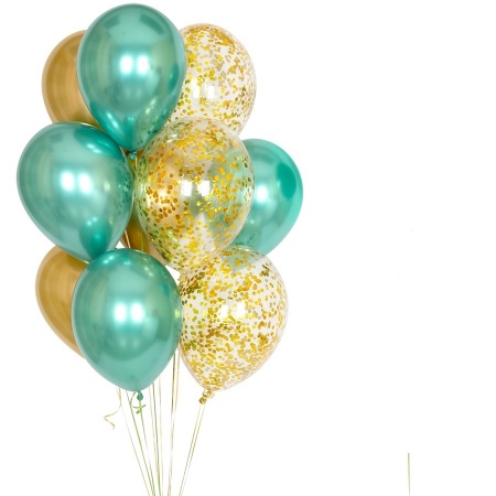 Сет из гелиевых шаров  "Притяжение"