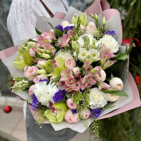 Букет "С любимыми не расстаются"