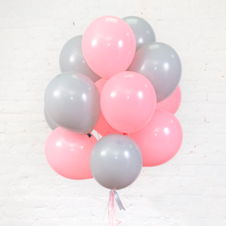 Сет из гелиевых шаров  Дымка