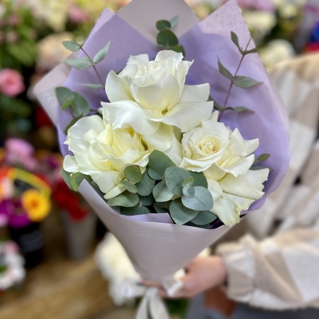 Букет "Нежный иней" Букет "Нежный иней"