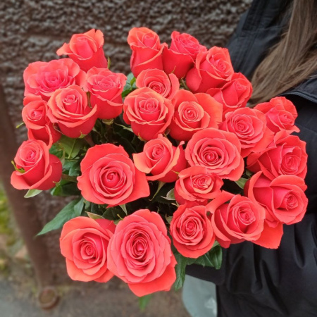 Акция, 25 роз "Нина" (Эквадор) 70см