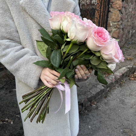 Акция, 25 роз "Мандала" (Эквадор) 60см