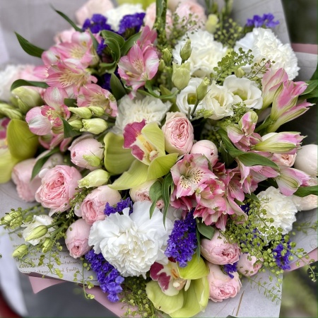 Букет "С любимыми не расстаются"