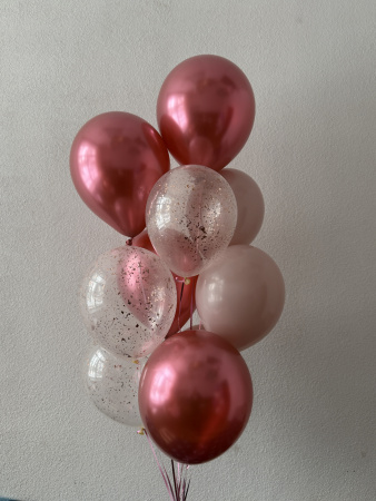 Сет из гелиевых шаров  "Малинка"